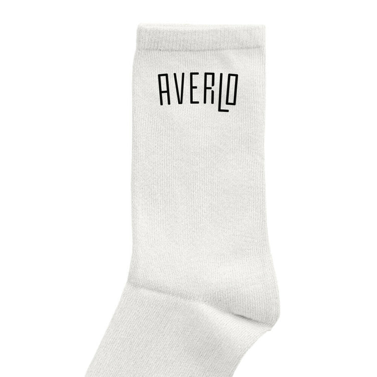 White Socken Black Simple - Averlo